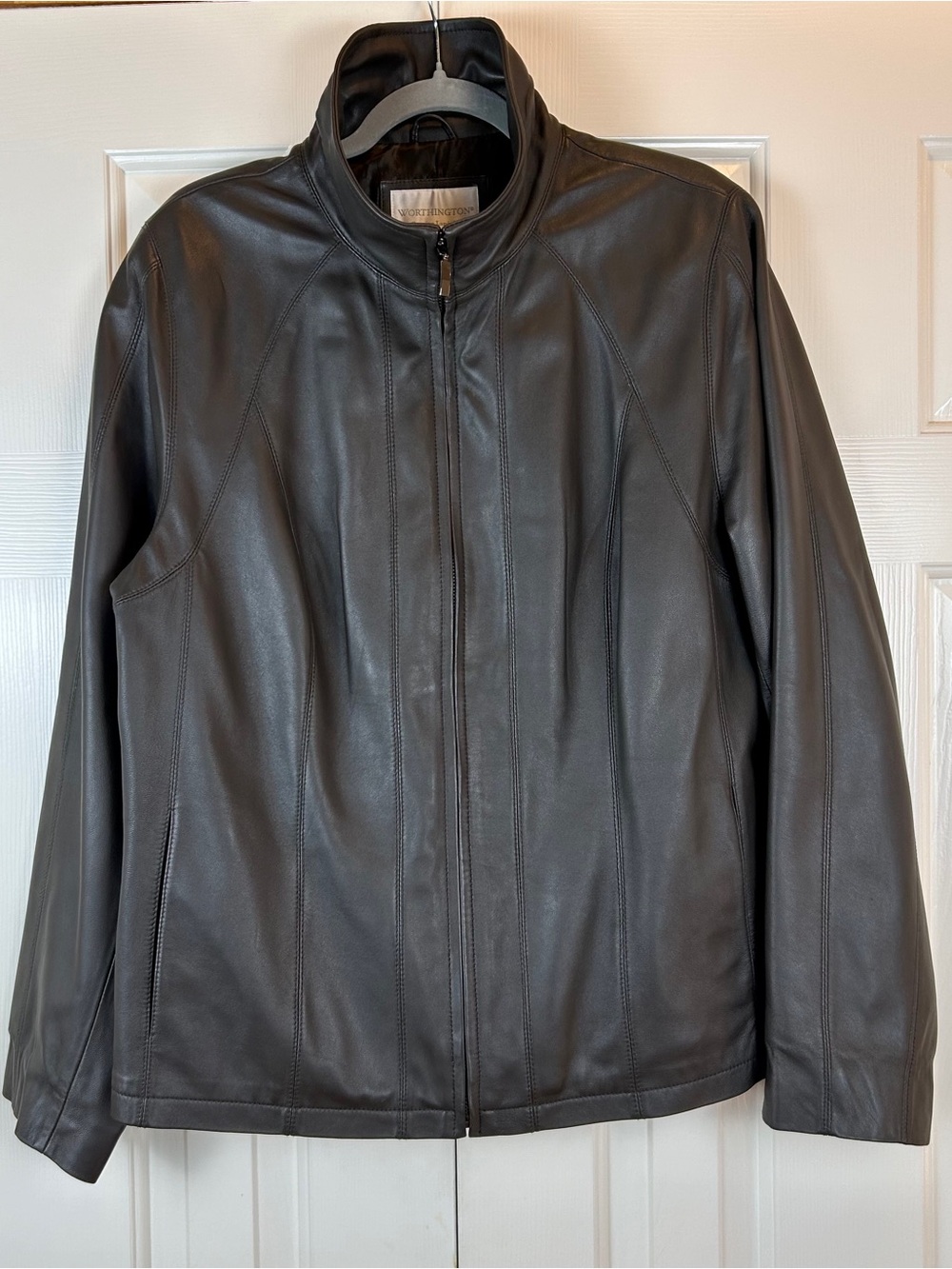 Vintage Worthington Genuine Lambskin Leather Jacket